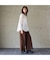 【洗える】シャーリングシャツ