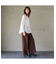 【洗える】シャーリングシャツ