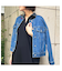 【JAPAN DENIM】ノーカラーデニムブルゾン