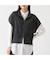 【カシミヤ30％】ジップニットベスト