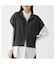 【カシミヤ30％】ジップニットベスト