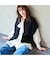 【カシミヤ30％】ジップニットベスト