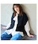 【カシミヤ30％】ジップニットベスト