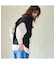 【カシミヤ30％】ジップニットベスト