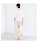 【セットアップ対応・洗える・S/M/Lサイズ】ストレッチタックワイドパンツ