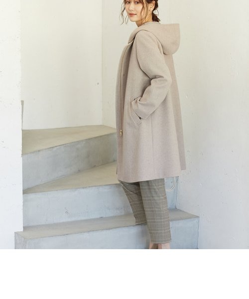 GLOBAL WORK♡楽に着られる軽やか2wayコート 楽天市場】【SALE／50%OFF】軽やかストレッチ2WAYコート GLOBAL