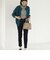 ウツクシルエットデニムスリムパンツ