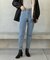 GOODデニムウツクシルエットスリムパンツ
