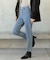 GOODデニムウツクシルエットスリムパンツ