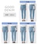 GOODデニムウツクシルエットスリムパンツ