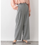 ウツクシルエットワイドパンツ