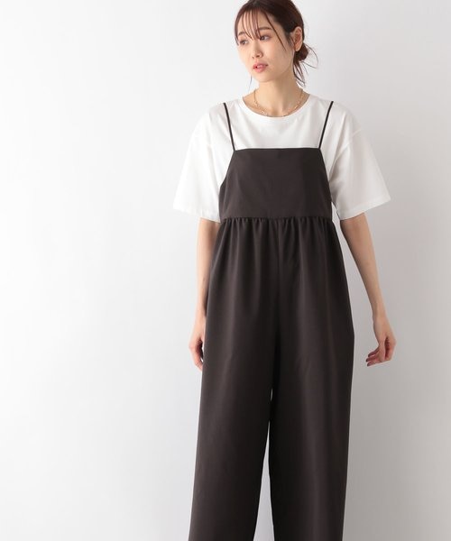 【Make stuff '25】てぃらチノワークサロペット niko and… ニコアンド てぃら プロデュース チノワーク