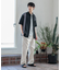 サラサマ快適シャツ/切り替え/半袖/992223