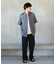 サラサマ快適シャツ/切り替え/半袖/992223