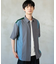 サラサマ快適シャツ/切り替え/半袖/992223