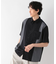 サラサマ快適シャツ/切り替え/半袖/992223