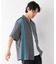 サラサマ快適シャツ/切り替え/半袖/992223
