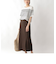 ウツクシルエットIラインスカート/123719