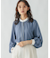 お手入れらくらくパイピングブラウス/133611