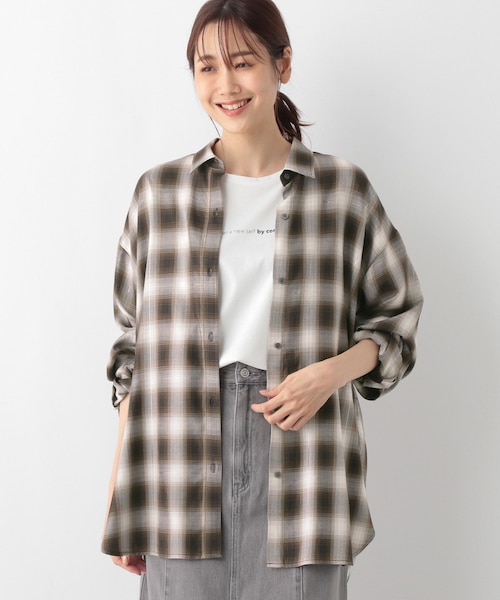 まきページ ラメチェックシャツ/140330 | [公式]グローバルワーク （GLOBAL WORK）通販