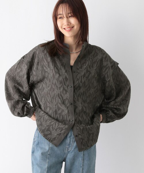 あ、品。 ジャガードブラウス長袖/141727｜グローバルワークの通販｜&mall