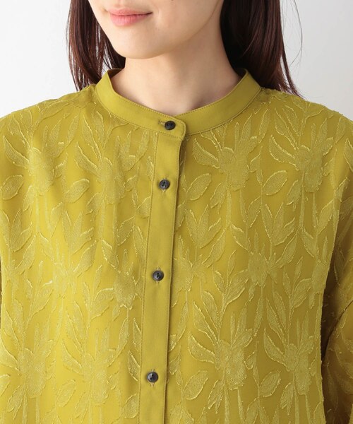 あ、品。 セール】ジャガードブラウス長袖/141727（シャツ/ブラウス