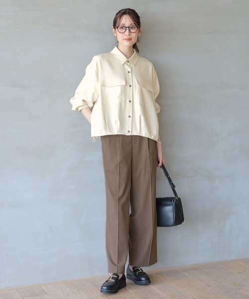 murasaki.様 GLOBAL WORK｜イージーケアクロップドシャツ/142265 | Rakuten