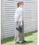 メッシュ編みラメIラインスカート/143961