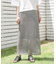 メッシュ編みラメIラインスカート/143961