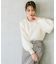 裏毛シフォンドッキングプルオーバー/147632