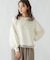 裏毛シフォンドッキングプルオーバー/147632