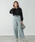 裏毛シフォンドッキングプルオーバー/147632