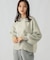 裏毛シフォンドッキングプルオーバー/147632