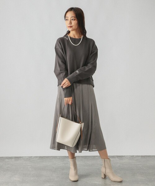 裏毛レタード刺繍プルオーバー/289008｜グローバルワークの通販｜&mall