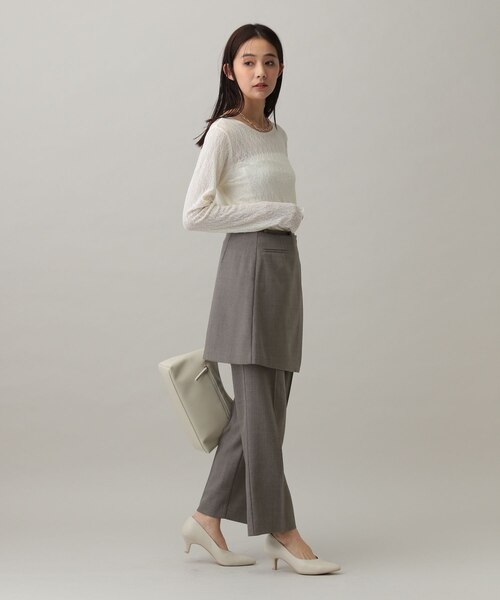 MATINEE LINE/レースシアー長袖T/288775｜グローバルワークの通販