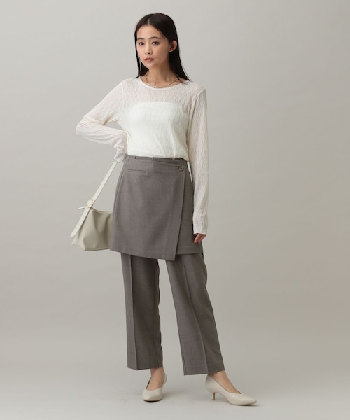 MATINEE LINE/レースシアー長袖T/288775｜グローバルワークの通販