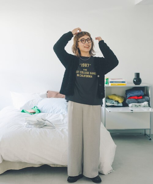 バヤコさんコラボ/イージーケアワイドパンツ/313978｜グローバル