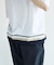 サラサラ快適DRYTシャツ/切り替え/半袖/323115