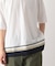 サラサラ快適DRYTシャツ/切り替え/半袖/323115