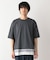 サラサラ快適DRYTシャツ/切り替え/半袖/323115