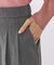 ウツクシルエットテーパードパンツ/494098