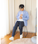 イージーケアオックス/ボタンダウンシャツ/523833