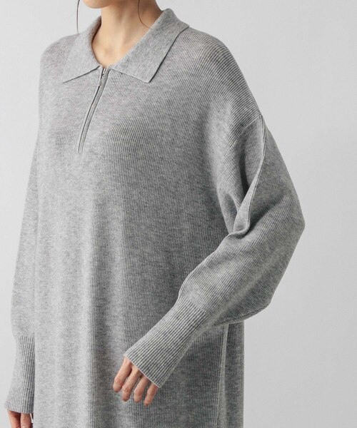 完売商品.*・゜ワンピース・*. ハーフZIPアゼニットワンピース/579499｜グローバルワークの通販