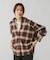 ネルチェックシャツ長袖/580833