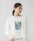 乾きやすいスウェットプリント長袖/580975