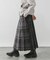 ワイドプリーツフレアスカート/583879