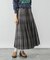 ワイドプリーツフレアスカート/583879