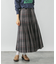 ワイドプリーツフレアスカート/583879