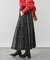 ワイドプリーツフレアスカート/583879