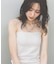 Fffit エフィット/カップ付きリブキャミストレート/625140
